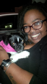 Me and Penny on the first day we got her in Austin, TX